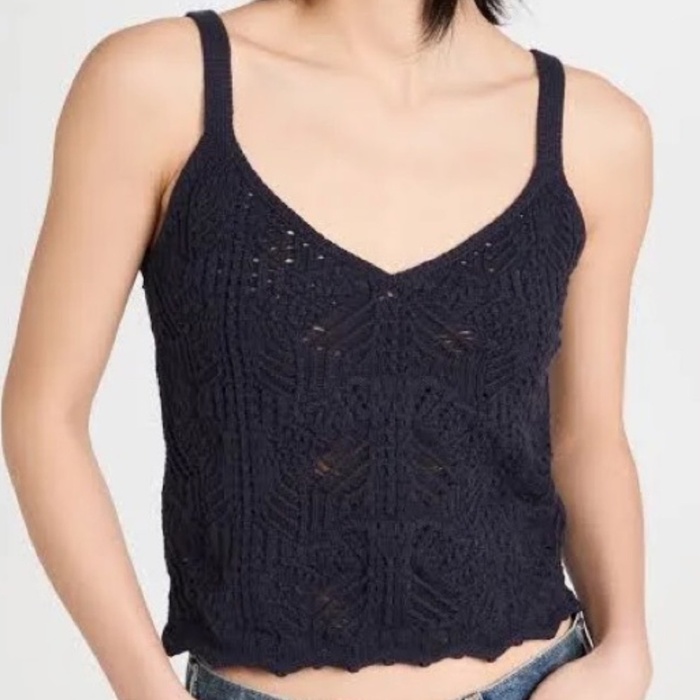 Vince Crocheted Camisole Top